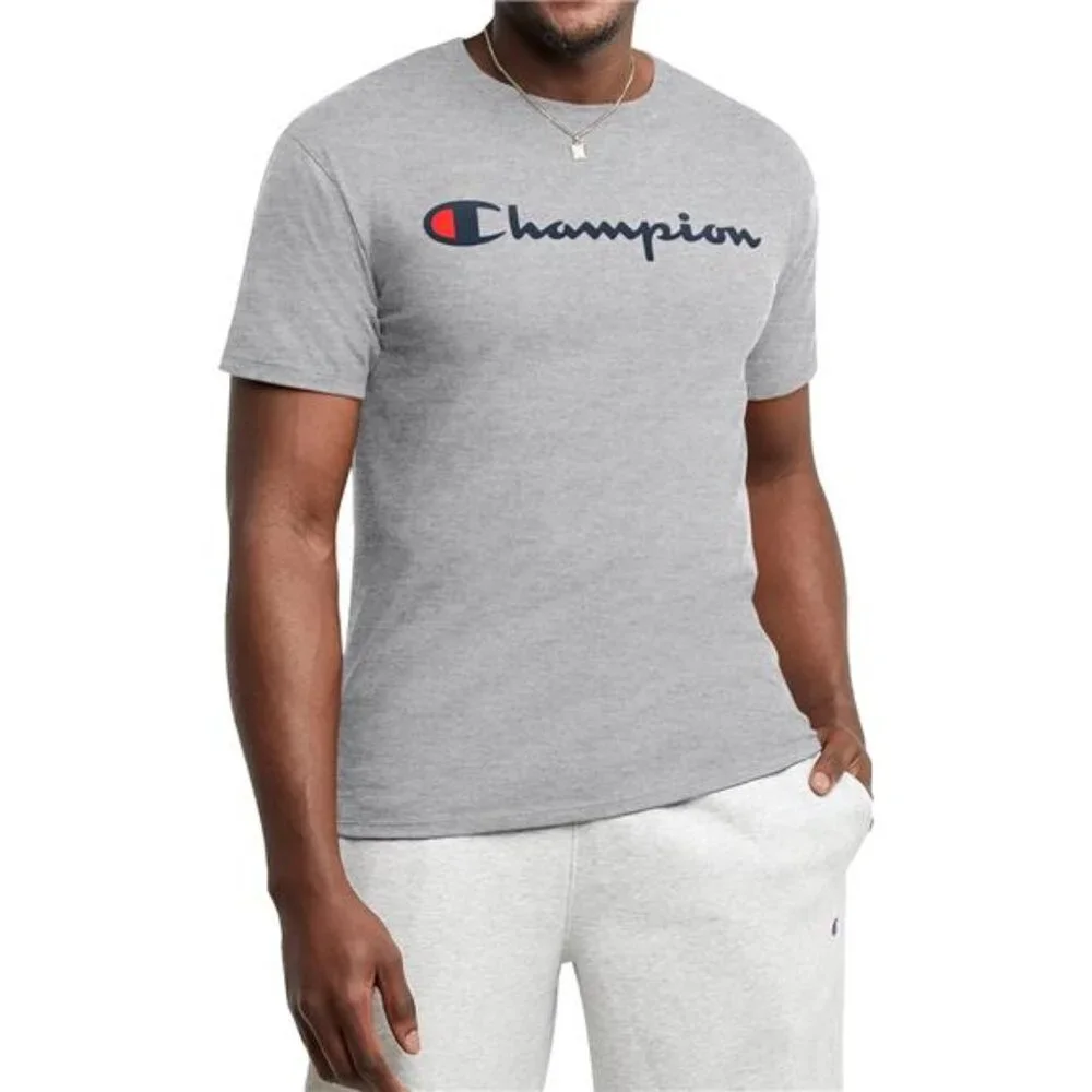 Men's Gray T-Shirt, Classic Graphic T-Shirt, Soft and Comfortable T-Shirts‎